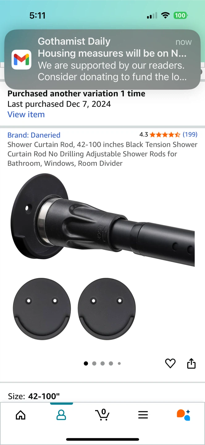 Free curtain rod 🥕🥕🥕