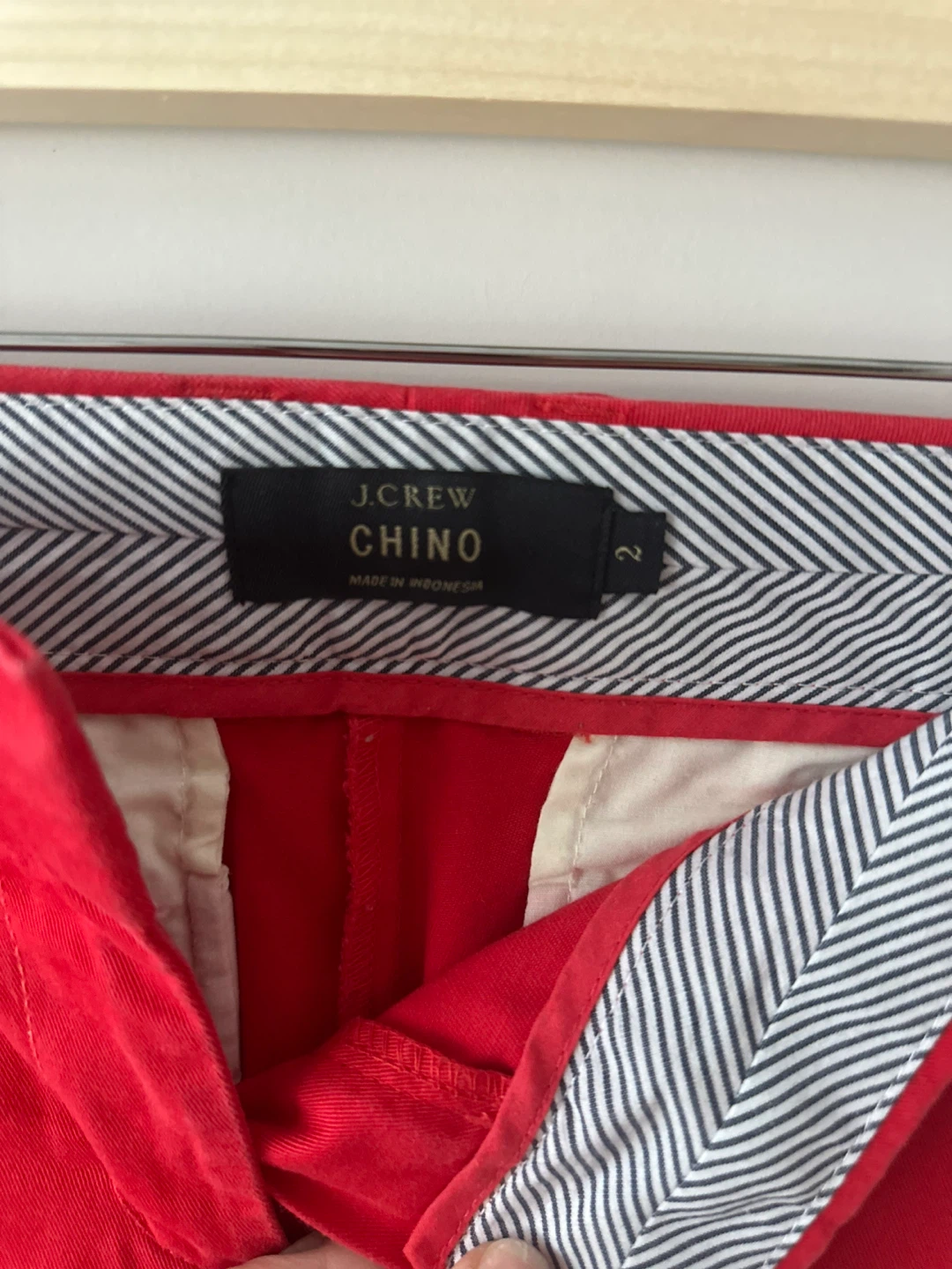 J.Crew Chino Red Shorts - Size 2 - photo 2