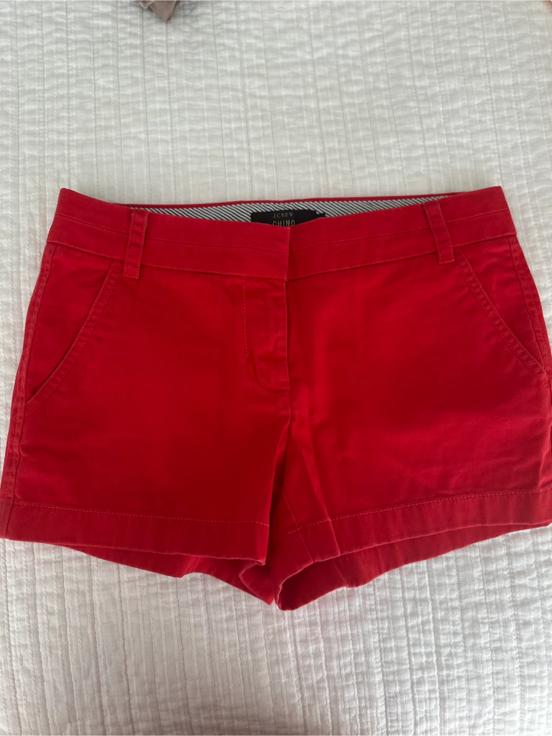 J.Crew Chino Red Shorts - Size 2 - photo 4