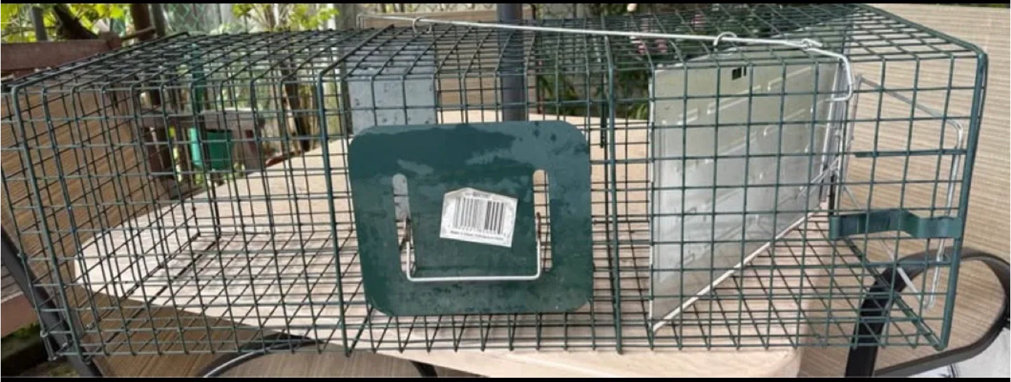 32” (large) Easy Set Live Animal Cage Trap image indicator(2)