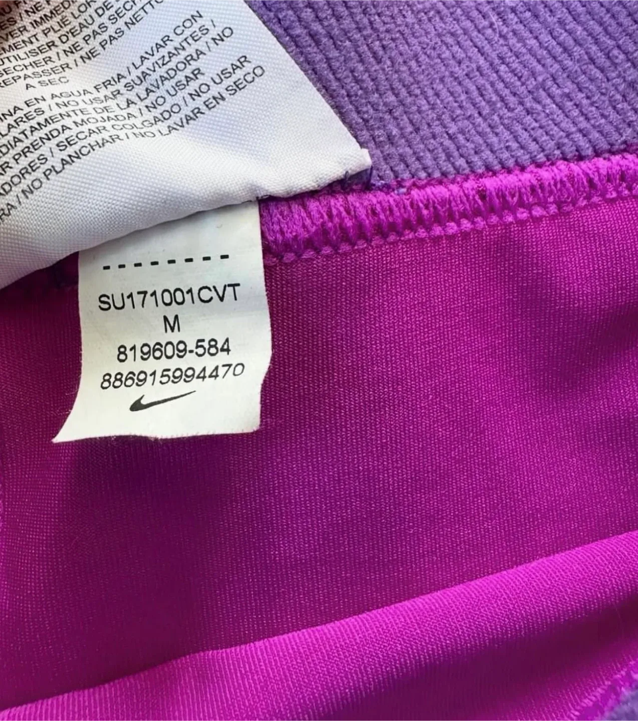 🥕Nike Pro Purple Shorts - Size M image indicator(2)