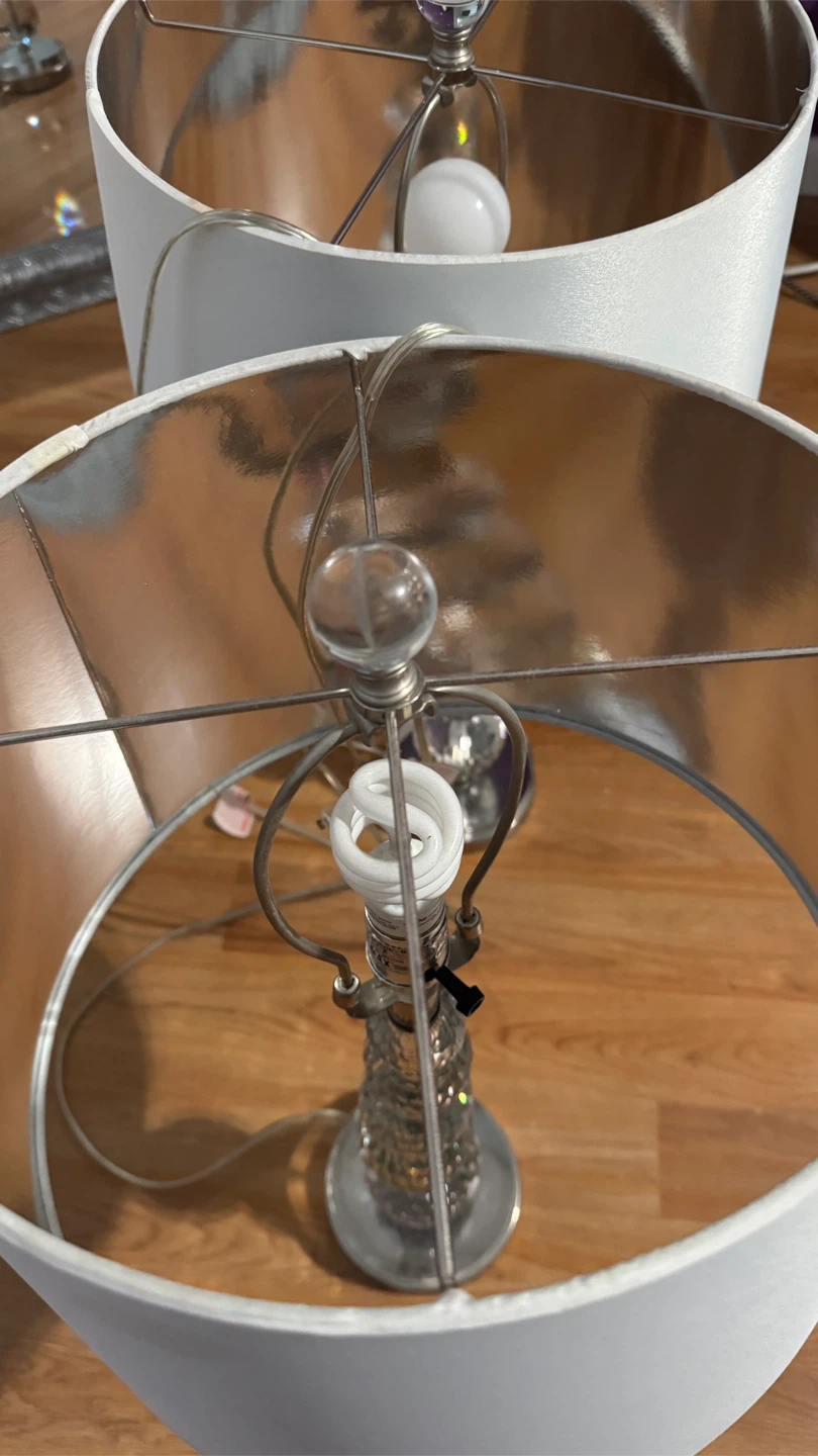 Crystal Ball Table Lamps - Set of 2 - photo 4