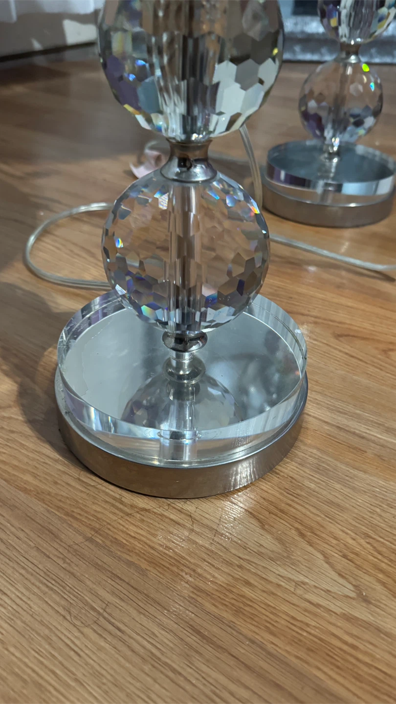 Crystal Ball Table Lamps - Set of 2 - photo 3