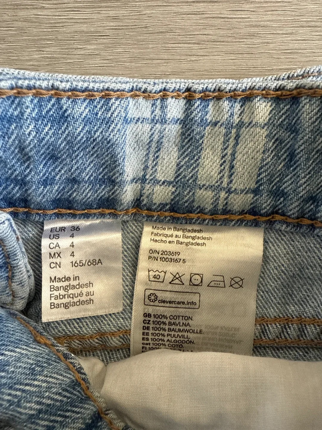 High waisted plaid Jeans image indicator(2)