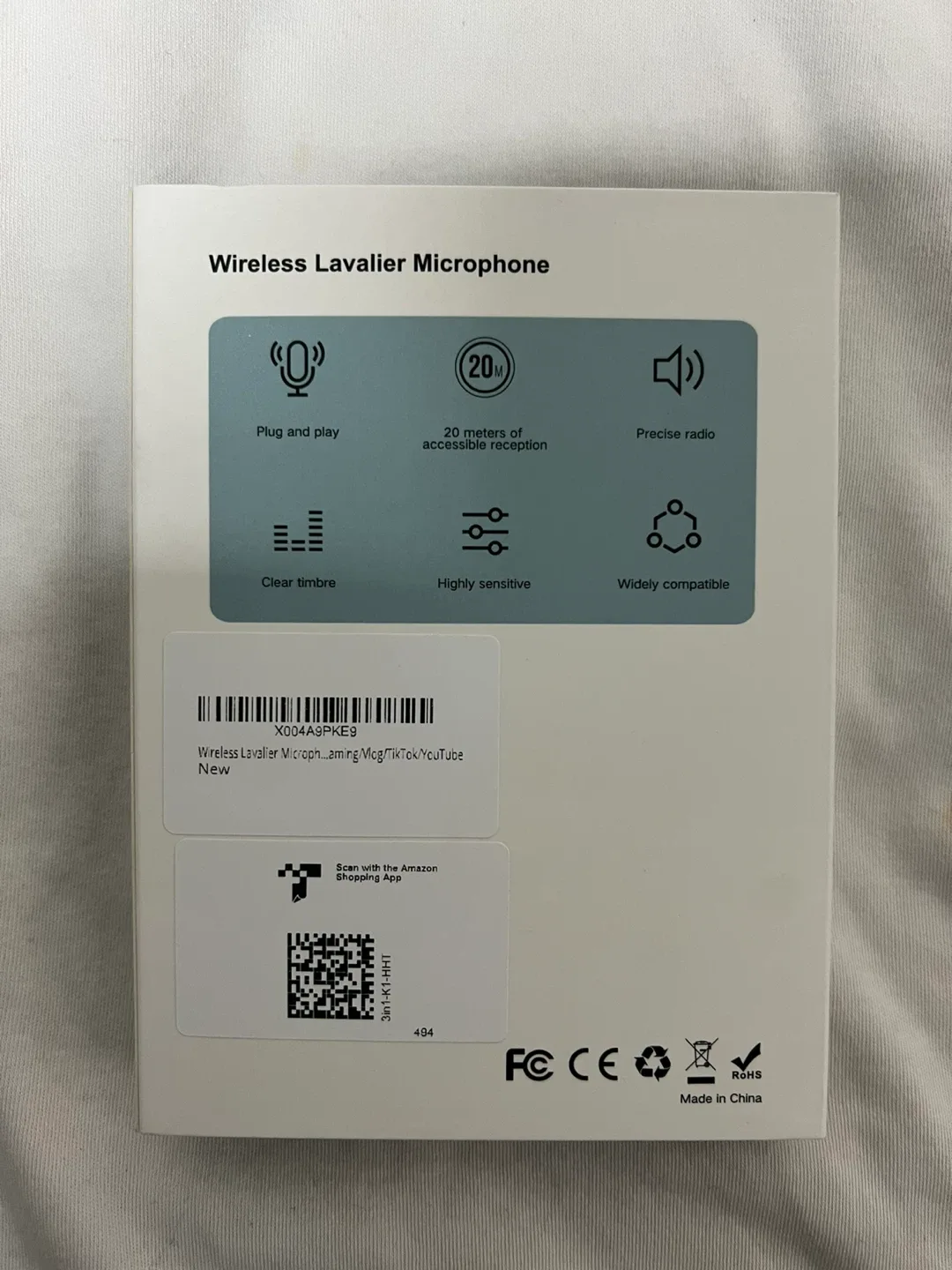 Wireless Lavalier Microphone - New image indicator(3)