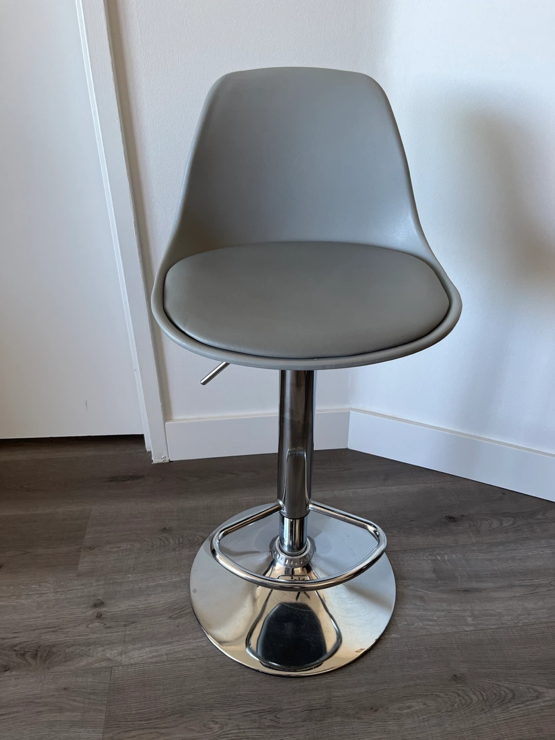 Grey barstool