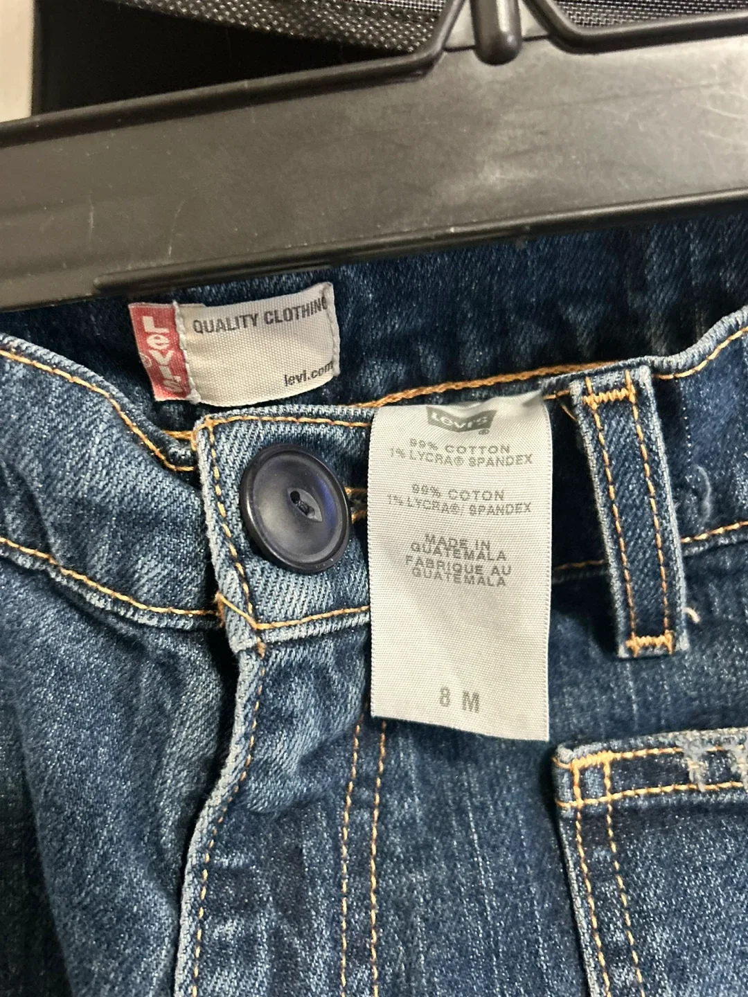 Levi's Jeans, Size 8M, Blue Denim image indicator(4)