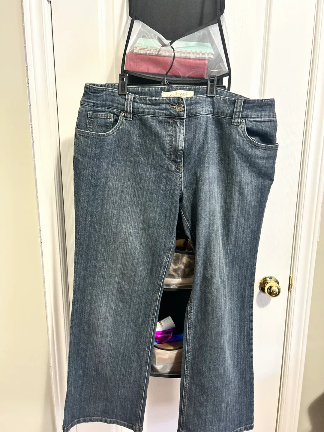 Contrast Jeans - Size 16P thumbnail