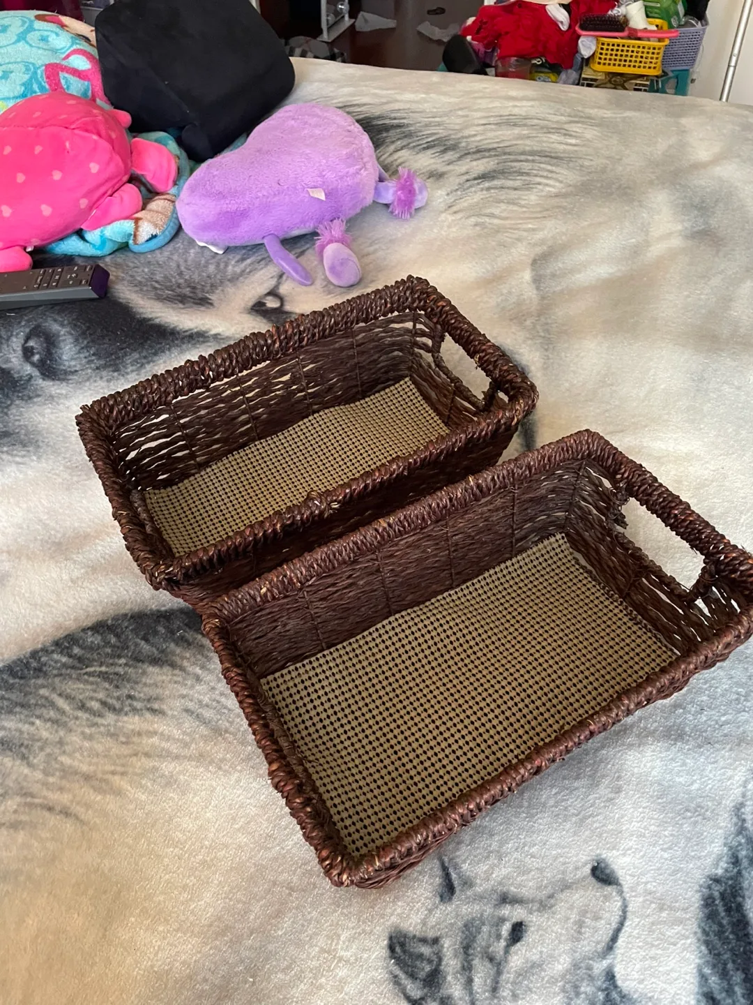 Wicker Storage Baskets - Set of Two image indicator(5)