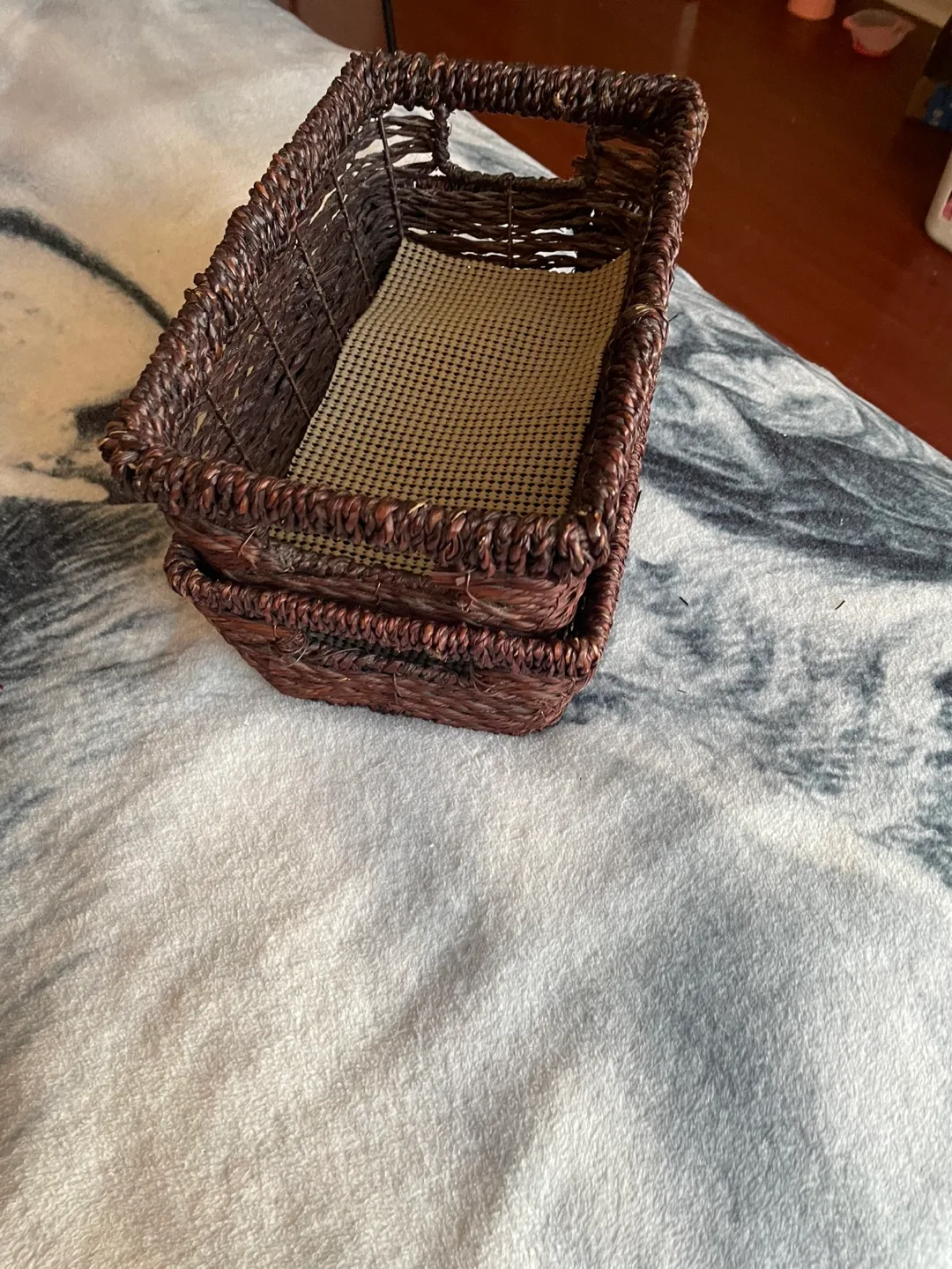 Wicker Storage Baskets - Set of Two image indicator(8)