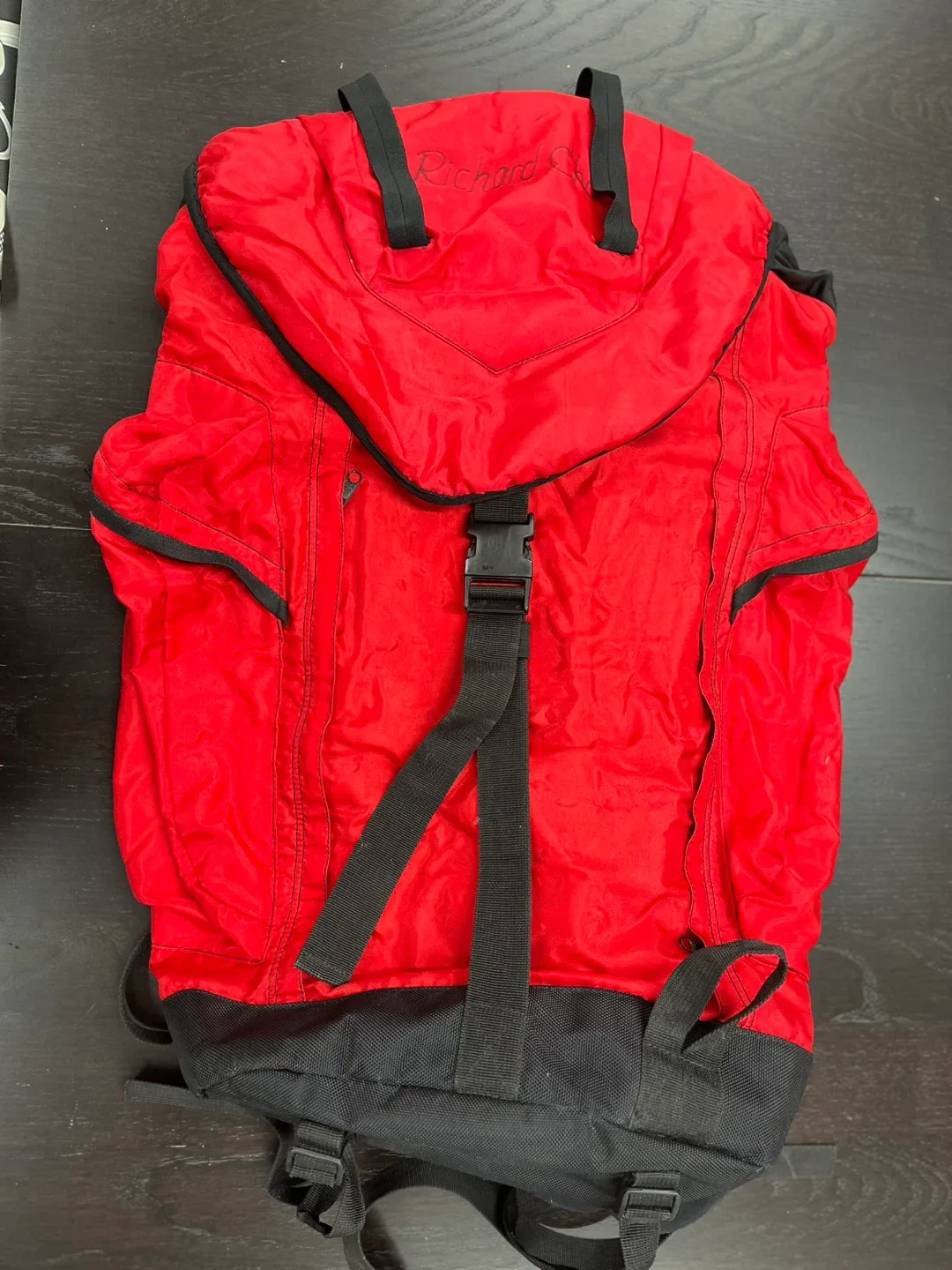 Red/Black Hiking Backpack thumbnail