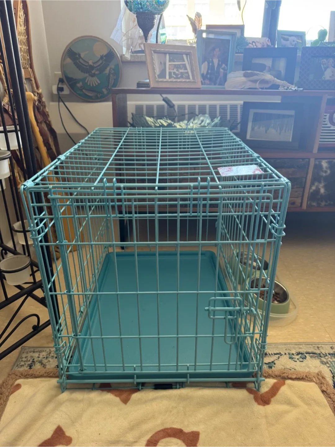 Dog Crate with Tray and PeePad thumbnail