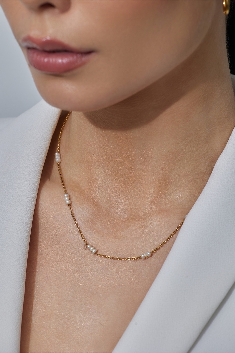 Pearlory Gold Pearl Necklace - photo 2