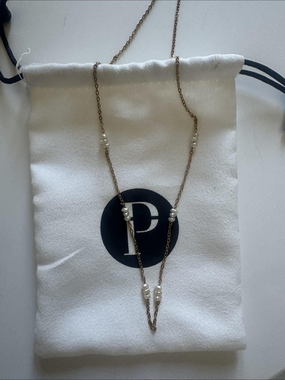 Pearlory Gold Pearl Necklace - photo 4