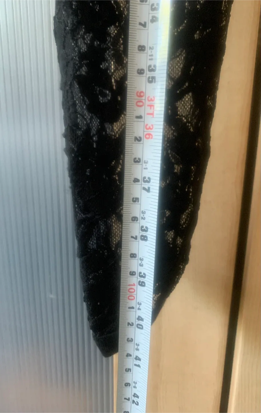 Black Lace Leggings NEW size S image indicator(5)