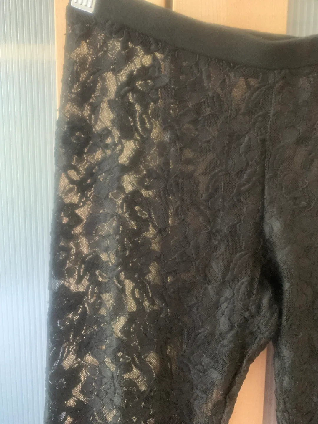 Black Lace Leggings NEW size S image indicator(3)