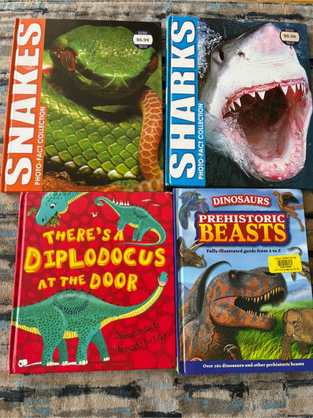Kids' Books: Snakes, Sharks, Dinosaurs thumbnail