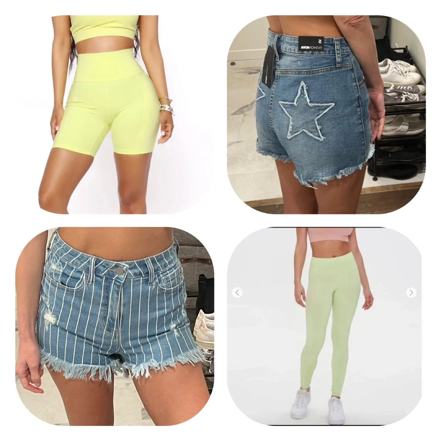 3$ jeans shorts leggings clothing bundle thumbnail