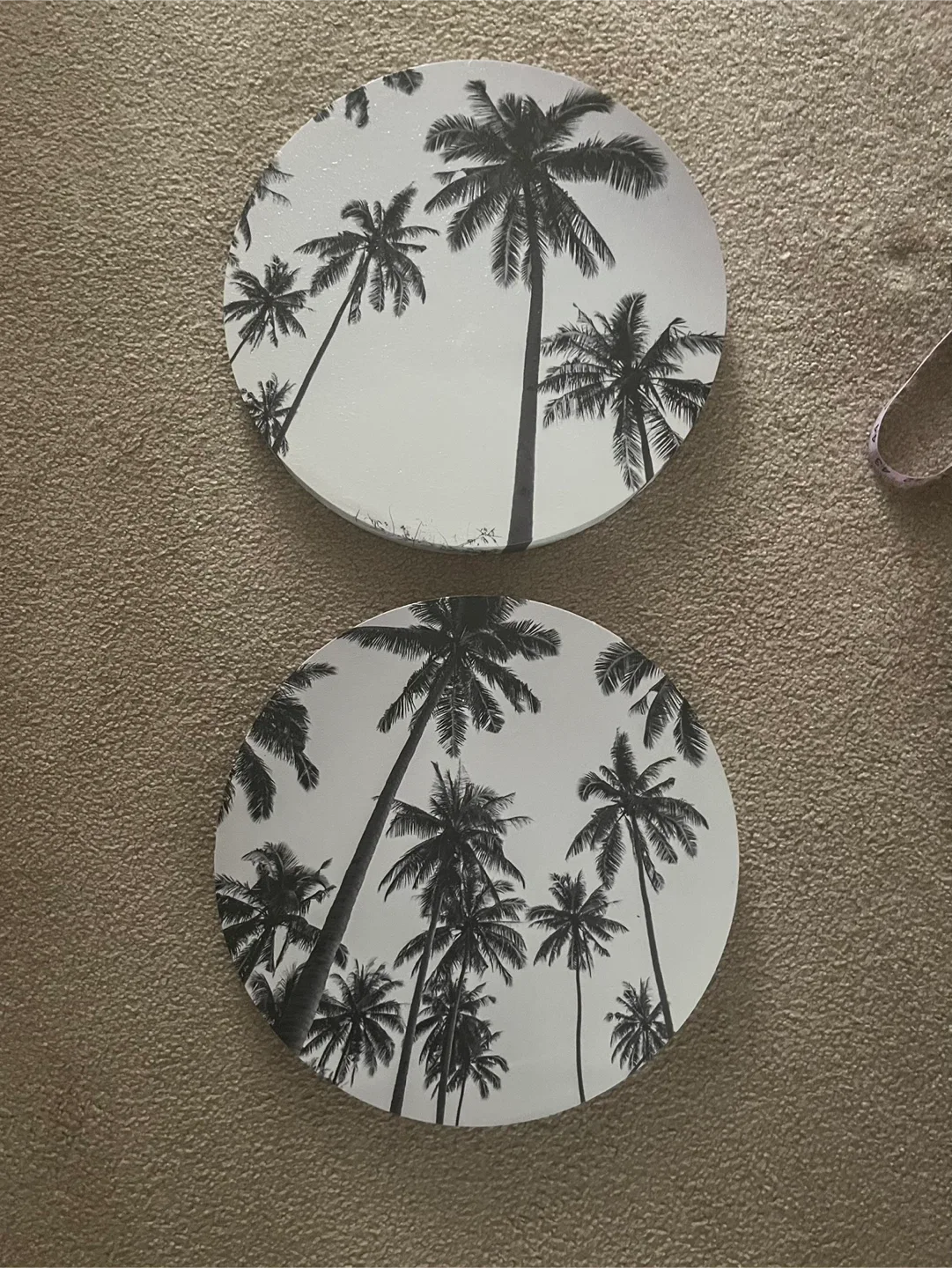 Round Palm Tree Wall Art (Set of 2) image indicator(2)