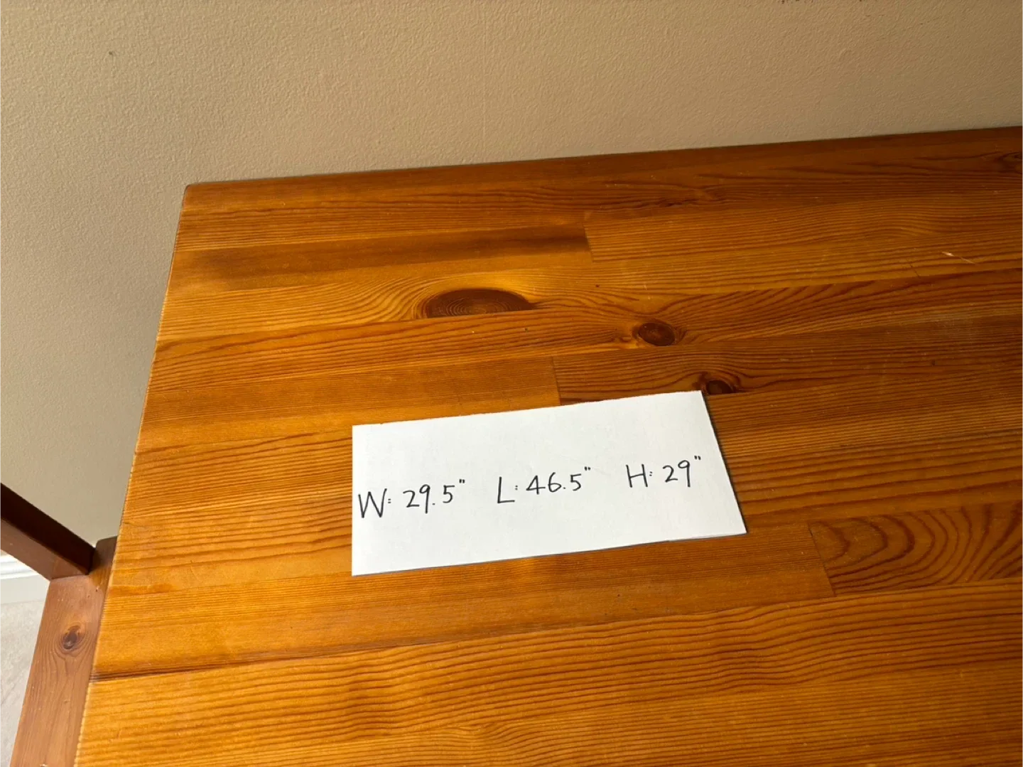 🥕IKEA Wooden Dining Table with 4 Chairs image indicator(6)