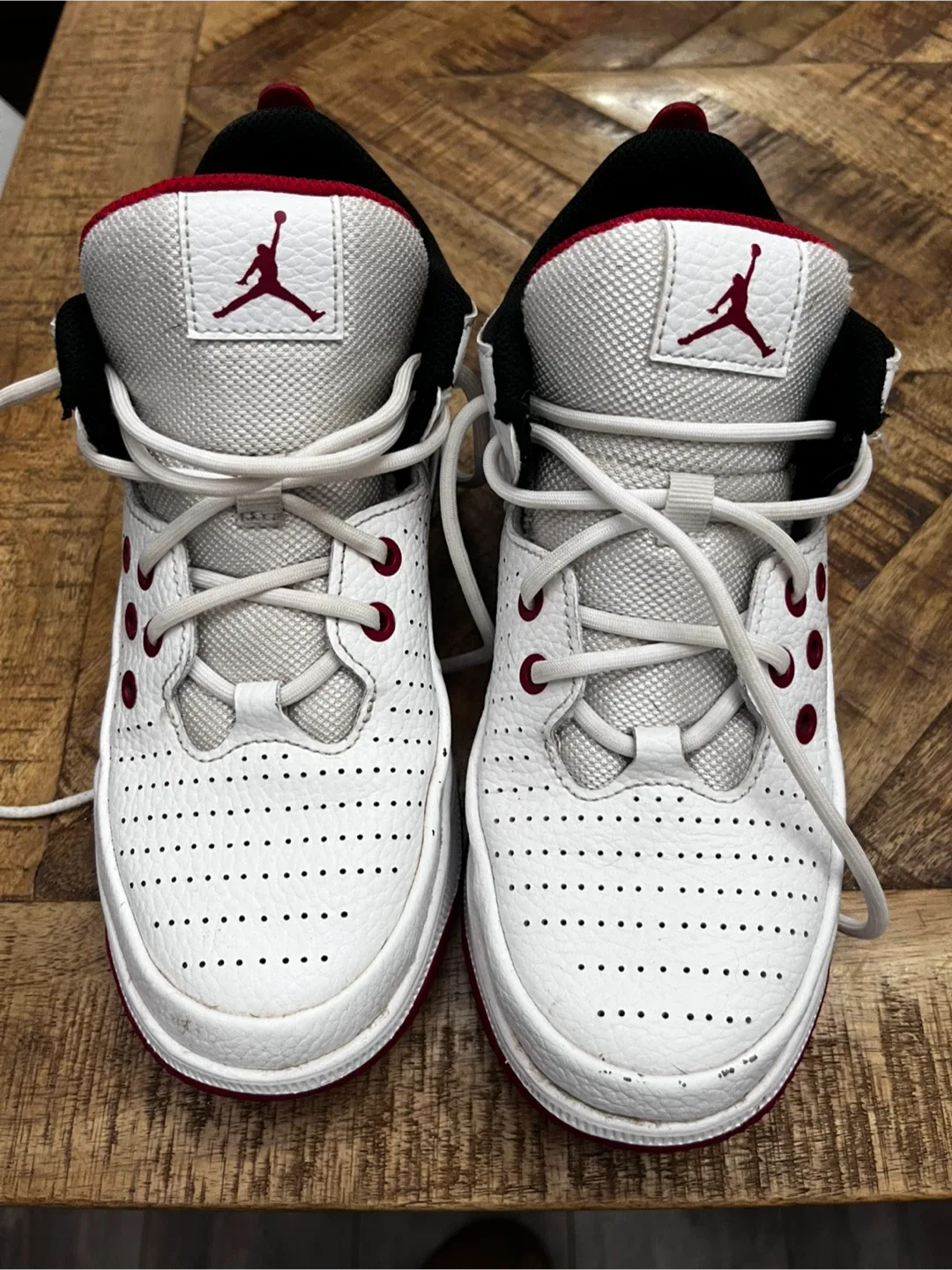 Boys Jordans- Size 4.5Y image indicator(2)