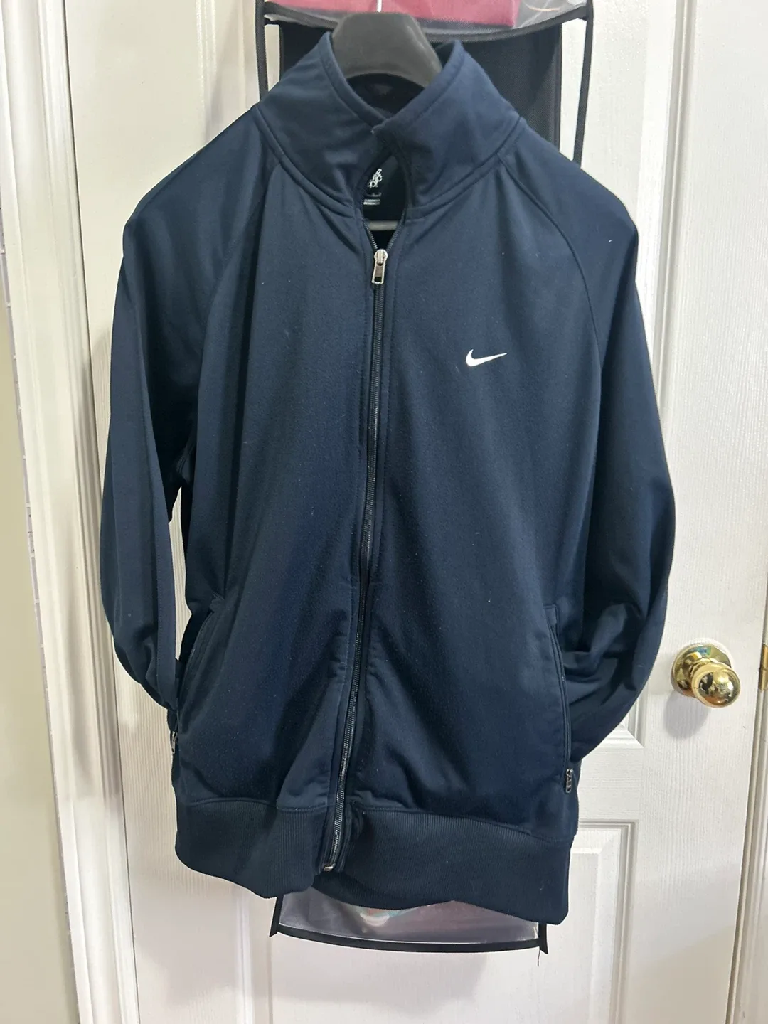 Nike Athletic Dept. Track Jacket - Navy, Large thumbnail