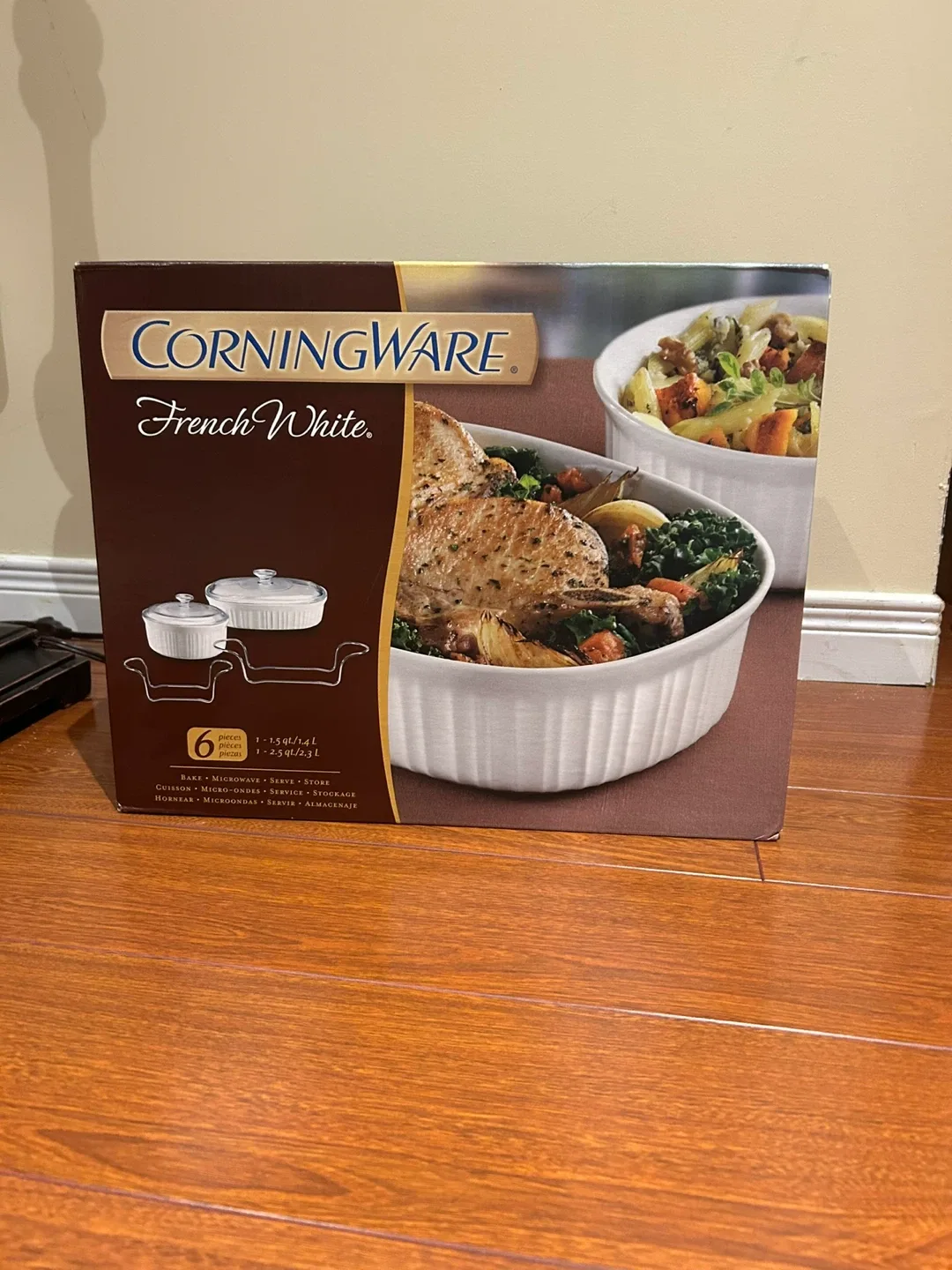 CorningWare French White 6-Piece Set thumbnail