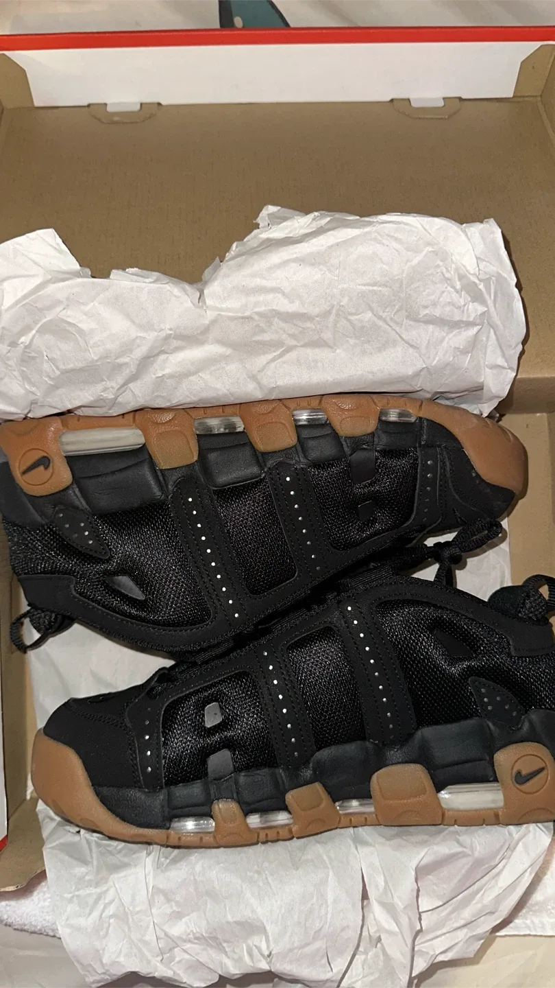Nike Air More Uptempo Black & Gum image indicator(5)