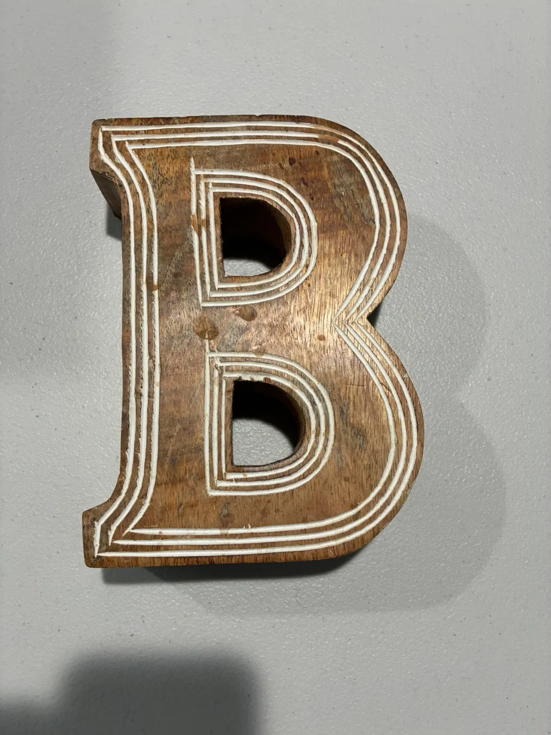 Wooden Letter B thumbnail