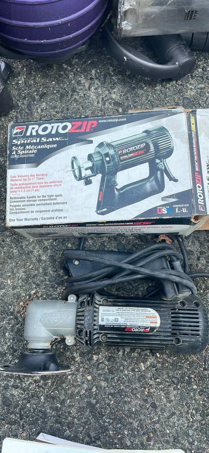 Rotozip Spiral Saw with Box thumbnail