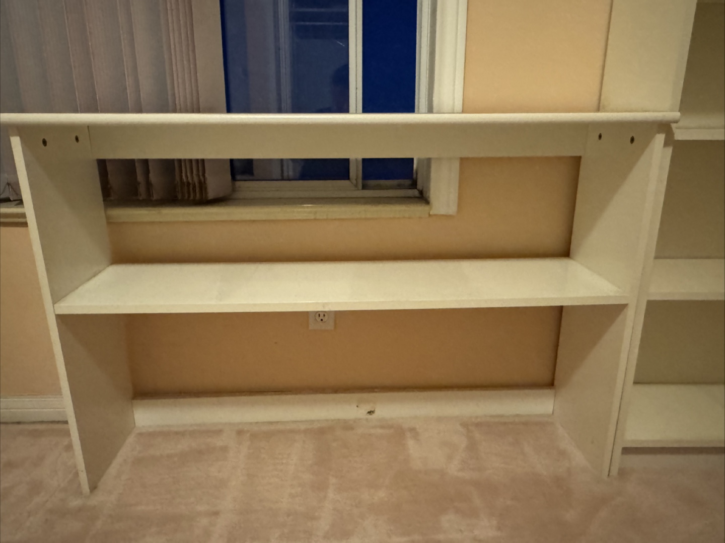 White Wooden Desk with Drawers - photo 3