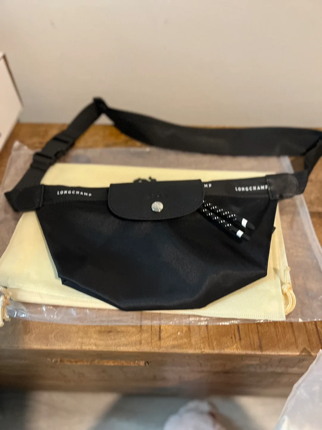 Longchamp Black Belt Bag thumbnail
