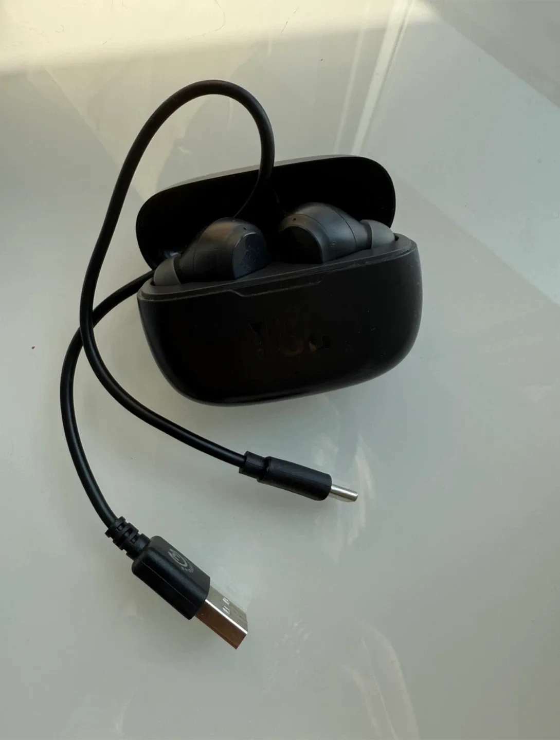 🥕JBL Endurance Peak II Black Wireless Earbuds thumbnail