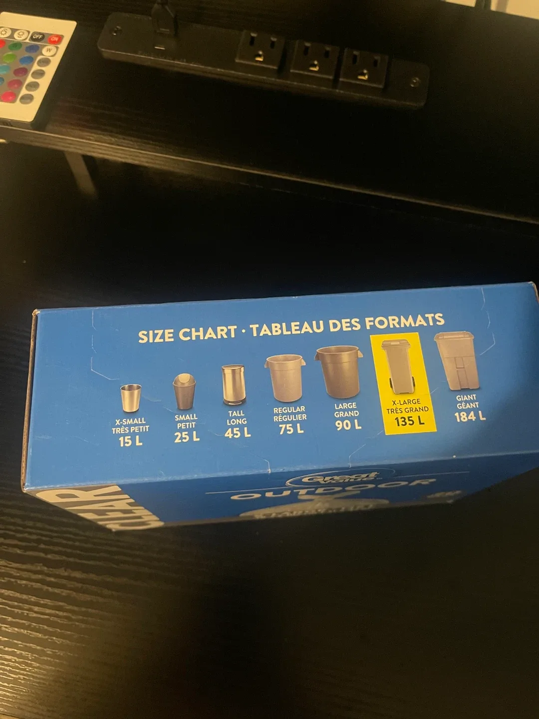 New XLarge clear garbage bags image indicator(3)