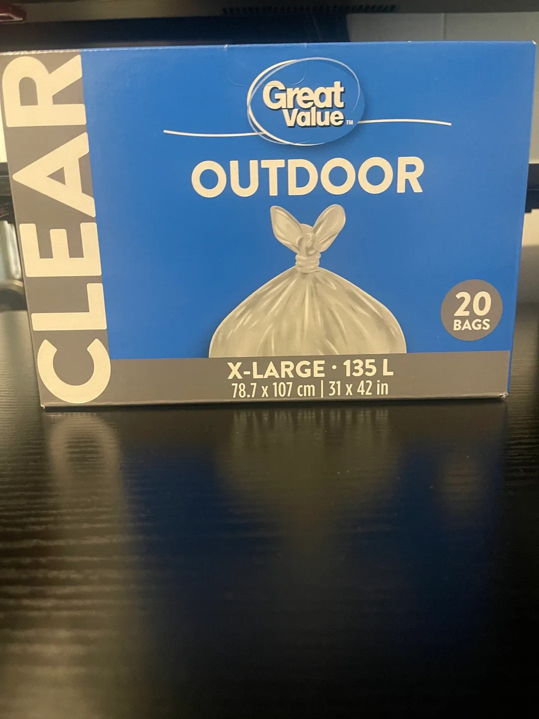 New XLarge clear garbage bags image indicator(2)