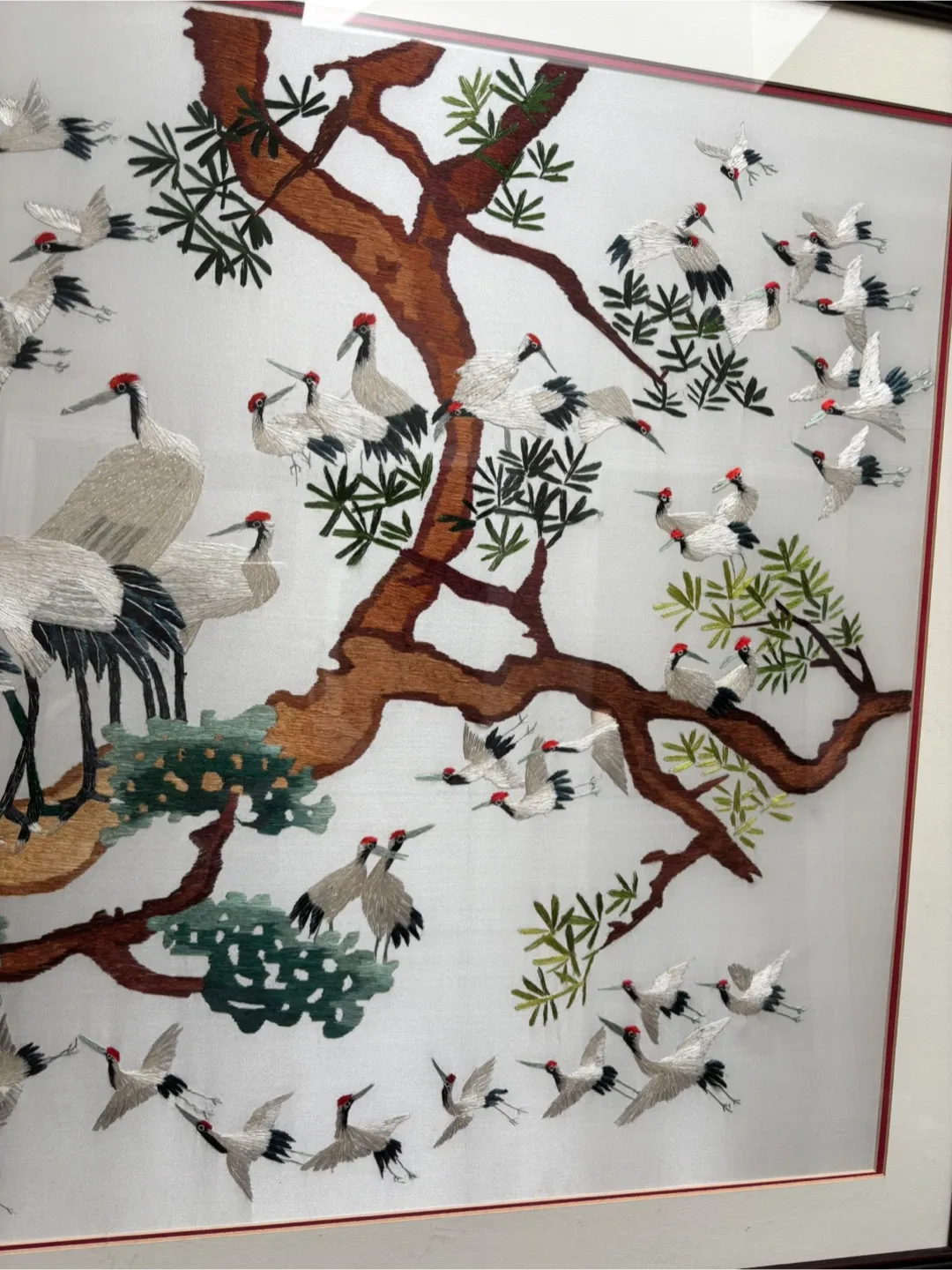 Framed silk Embroidered Artwork image indicator(3)