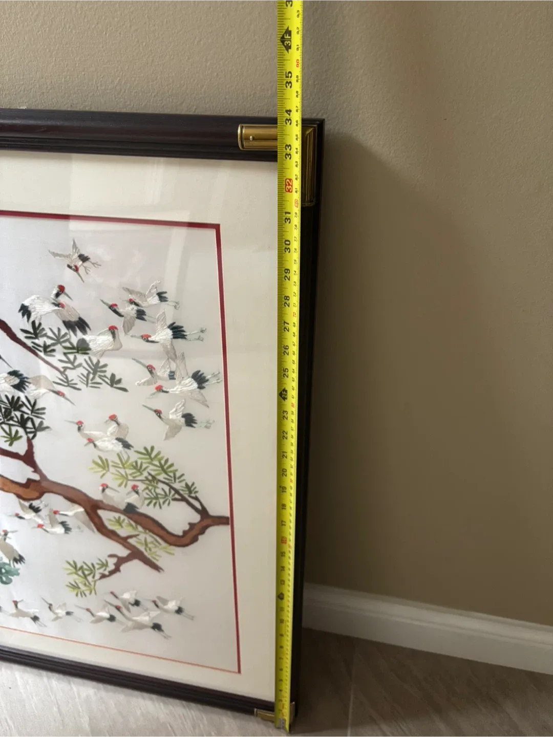 Framed silk Embroidered Artwork image indicator(7)