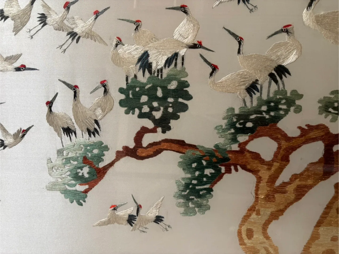 Framed silk Embroidered Artwork image indicator(9)