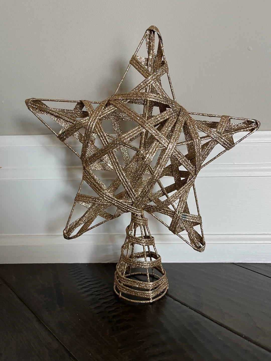 Gold Christmas Tree Topper