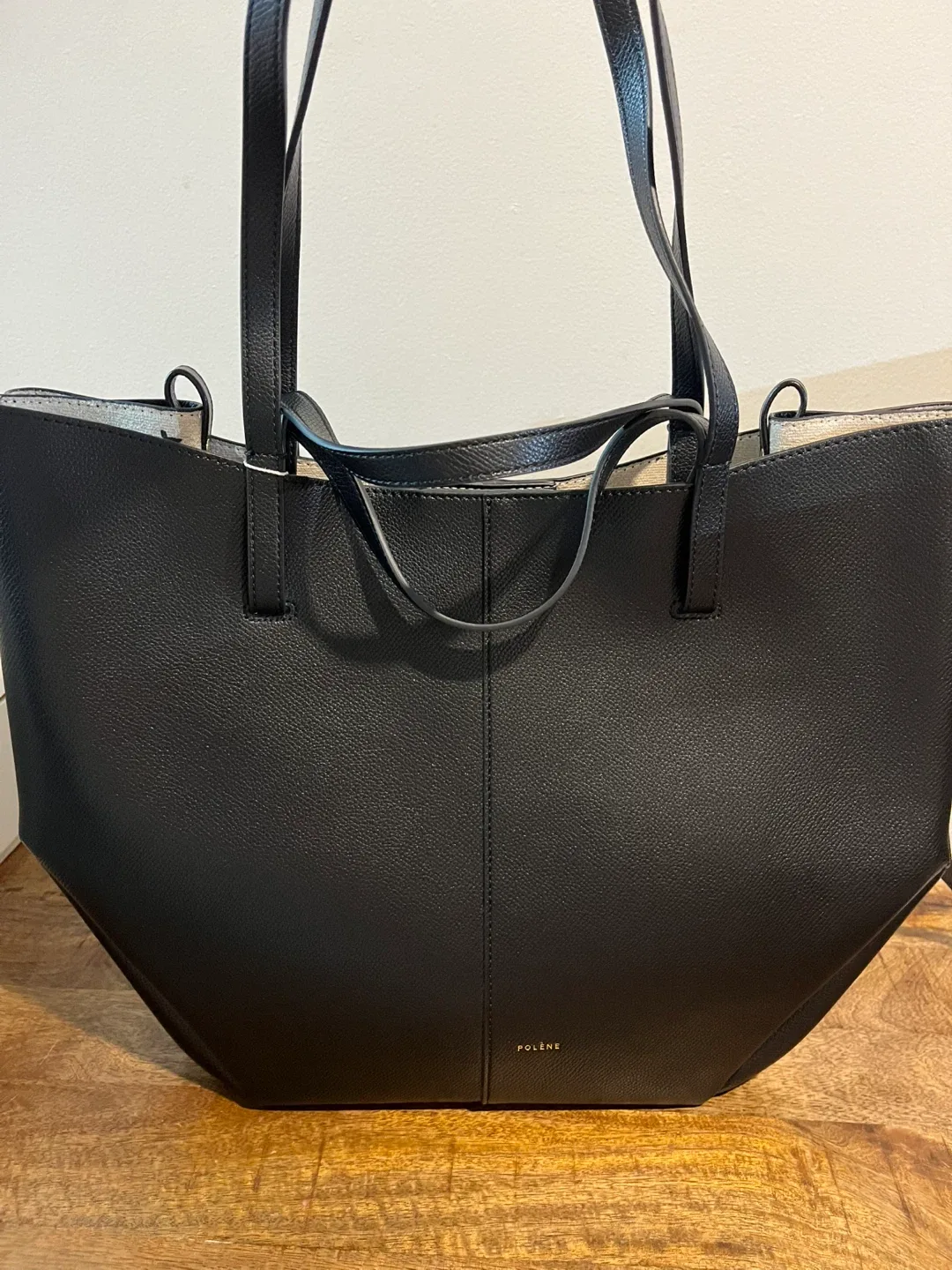 Polène Yké Black Tote Bag thumbnail