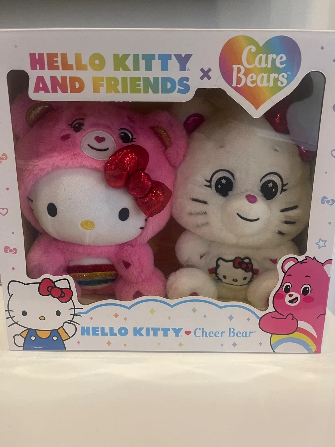 Brand new Hello Kitty and Friends Care bear plush set thumbnail