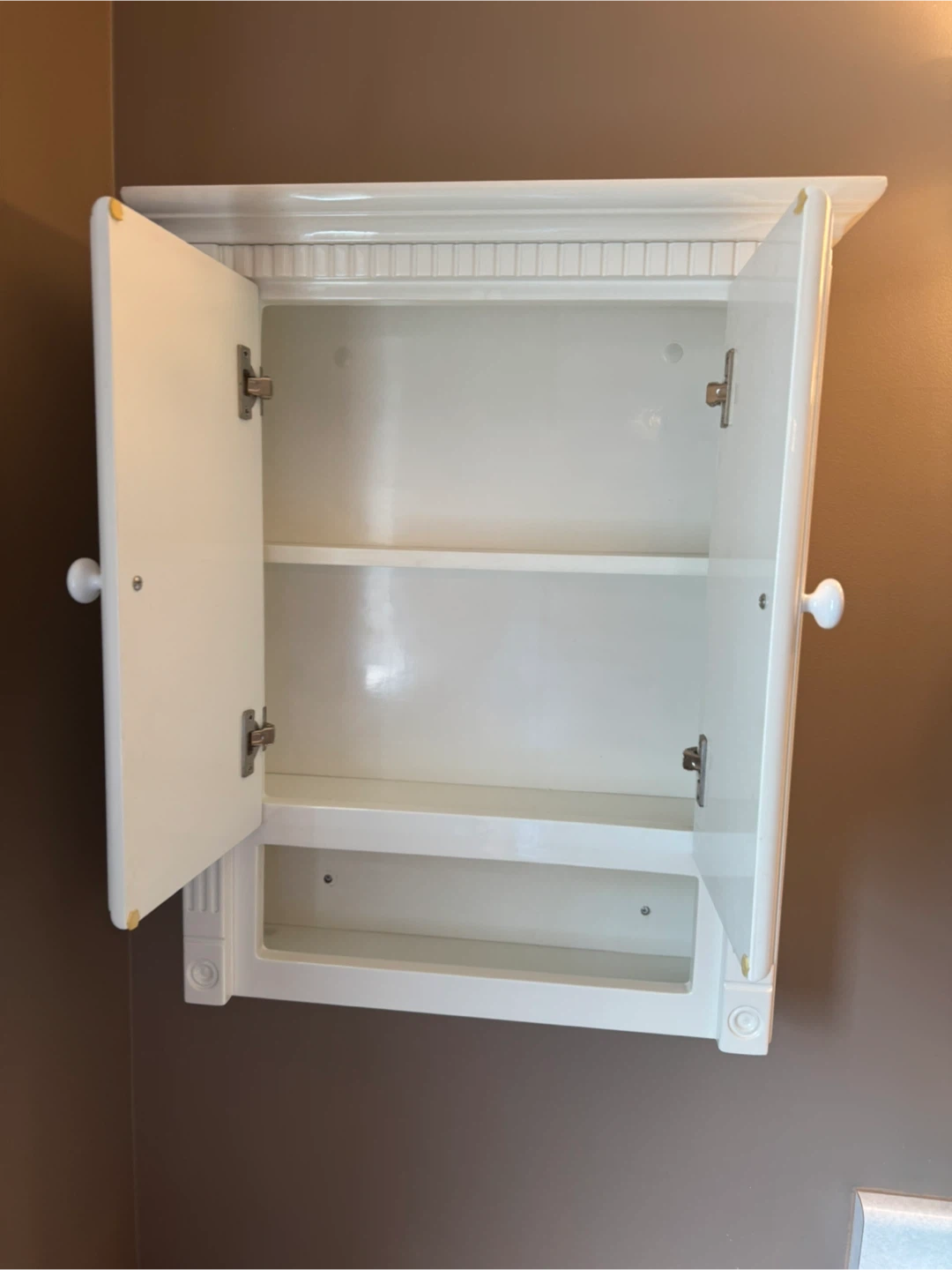White Bathroom Wall Cabinet - photo 3