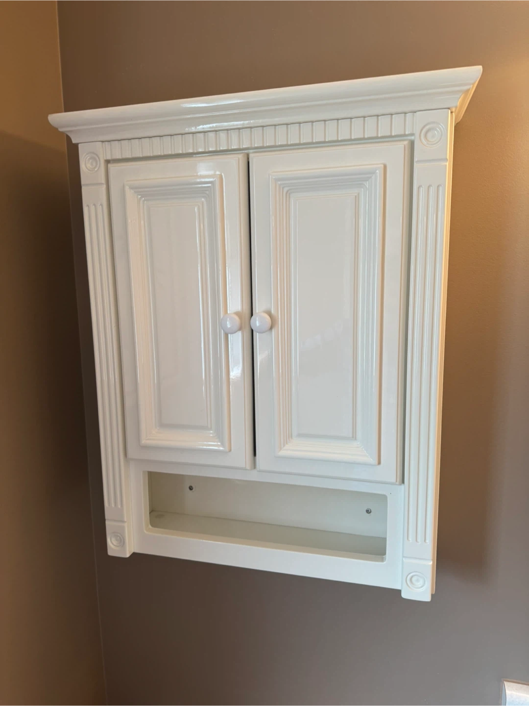 White Bathroom Wall Cabinet