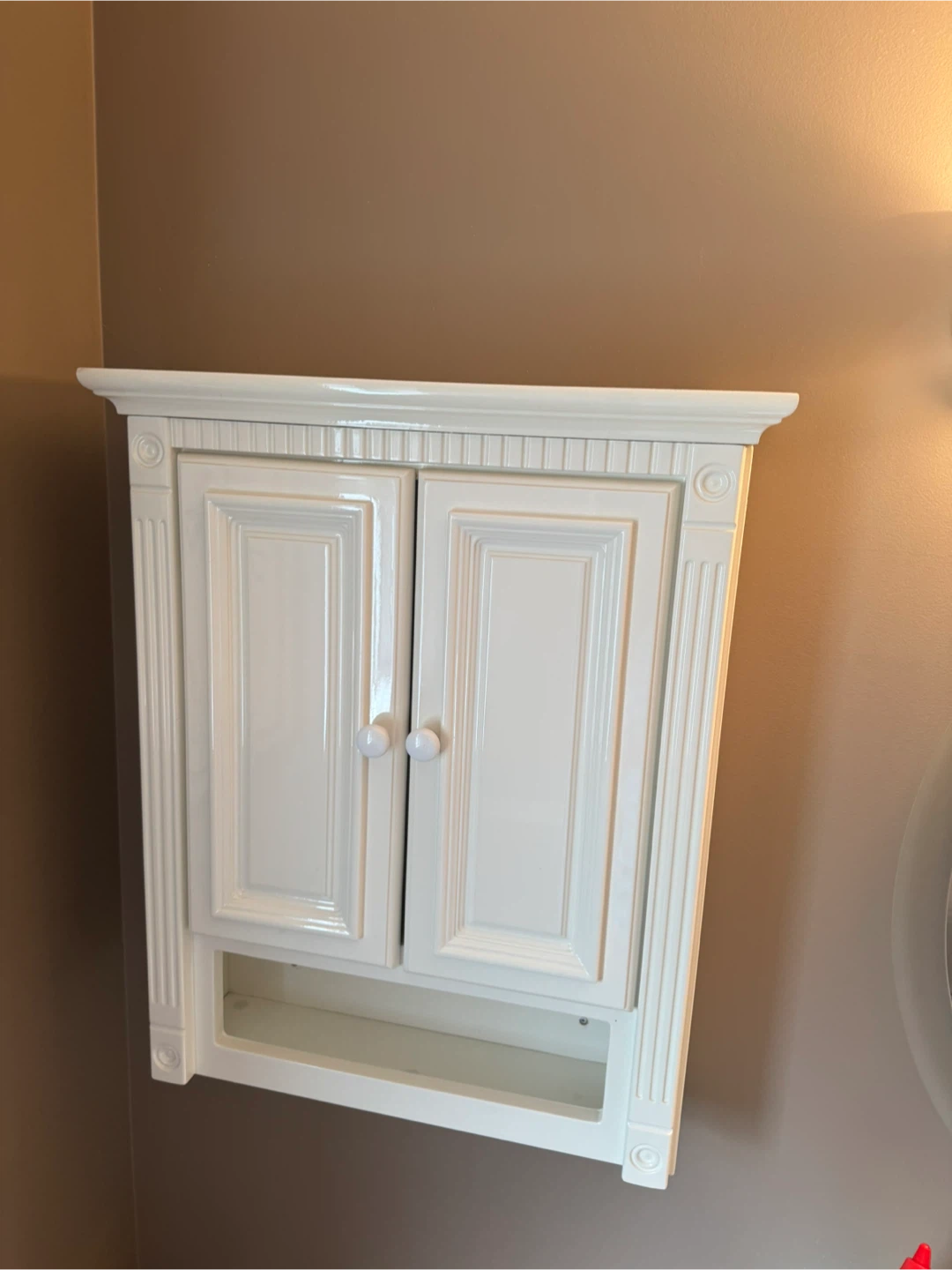 White Bathroom Wall Cabinet - photo 4