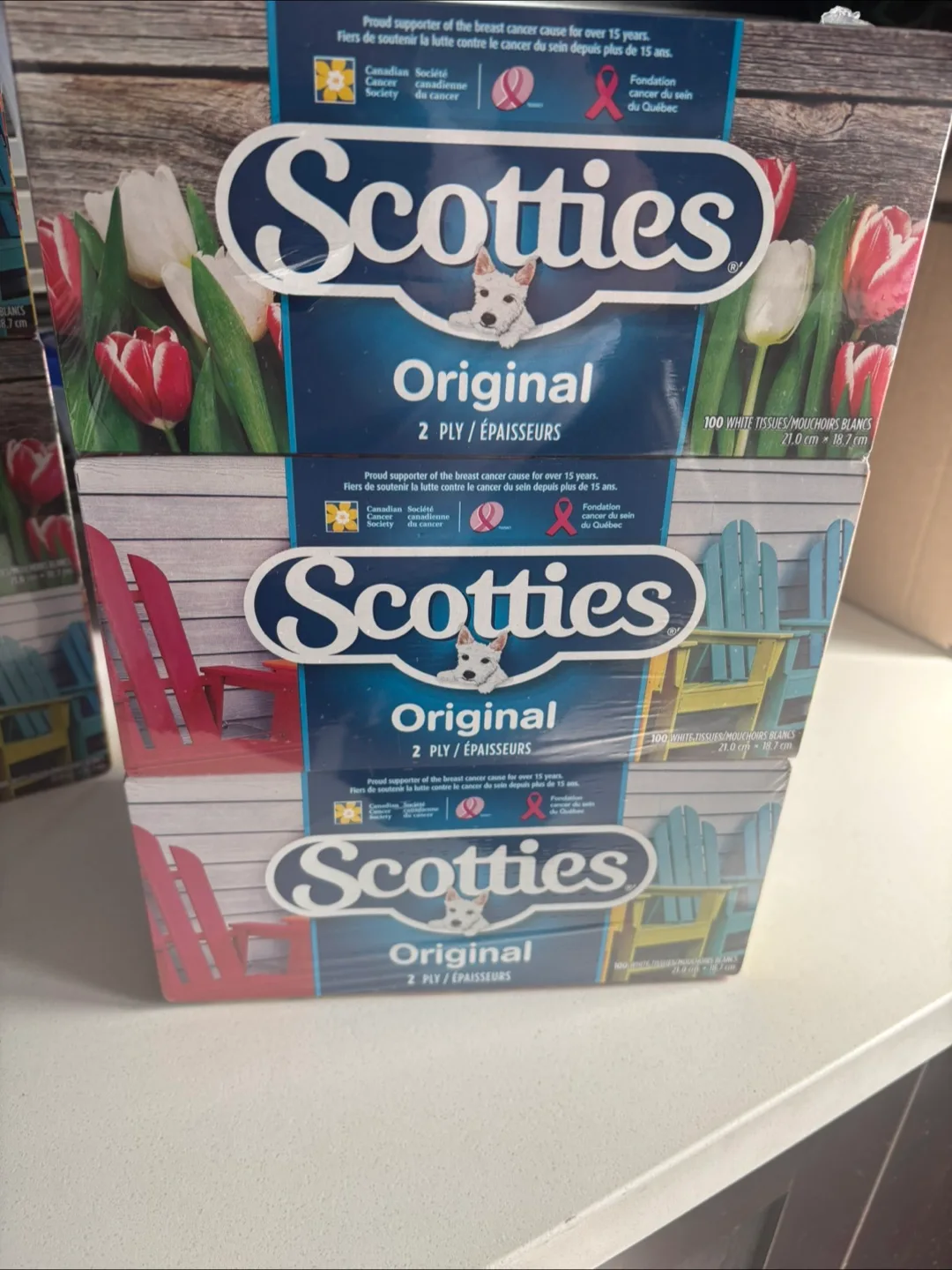Scotties Original 2-Ply Facial Tissues - 6 Boxes thumbnail