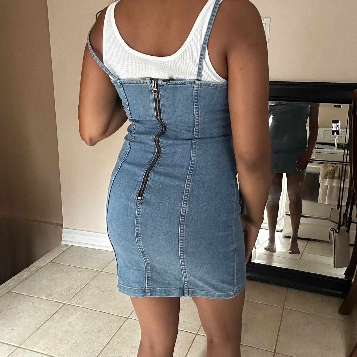 Denim Dress US 6 image indicator(3)