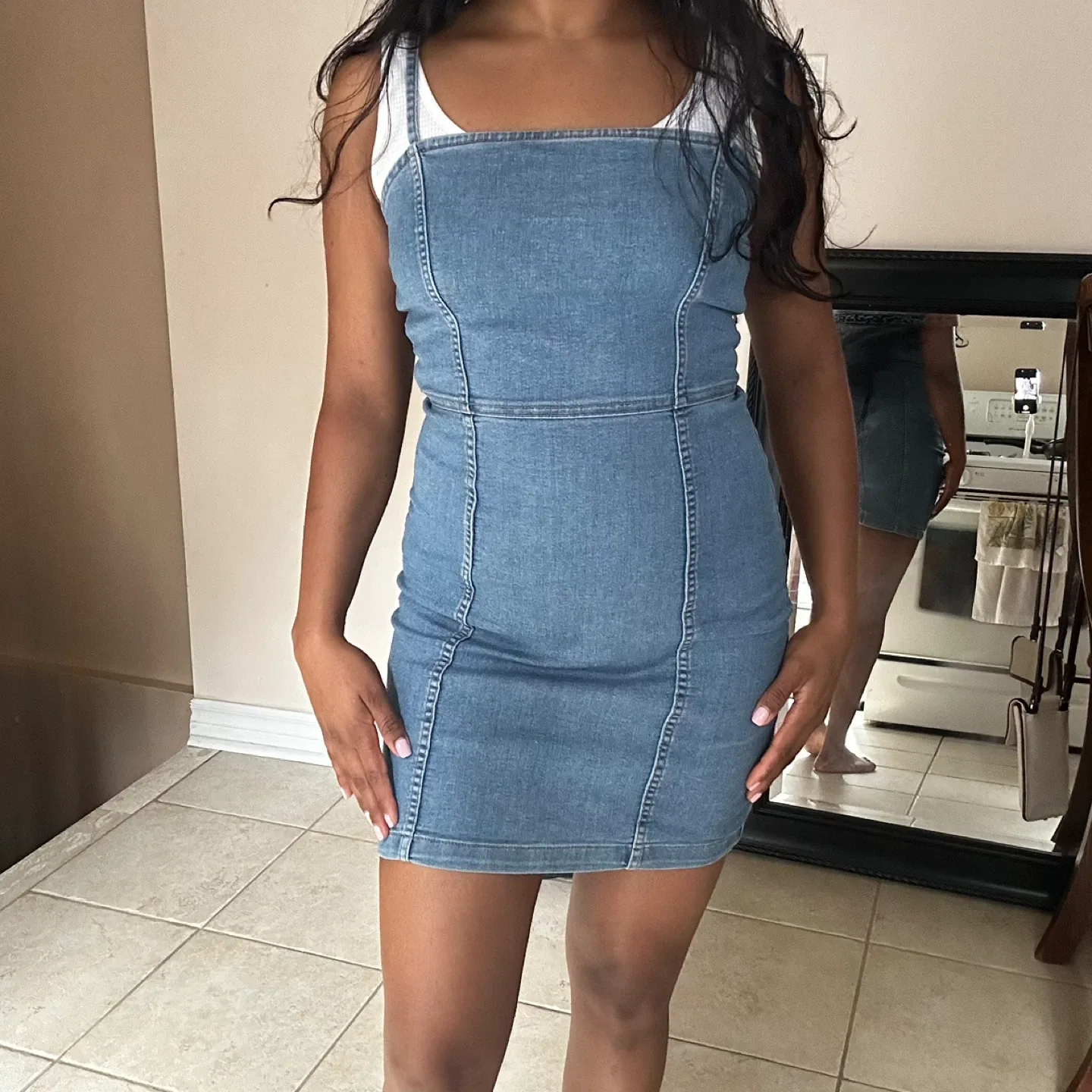 Denim Dress US 6 image indicator(2)