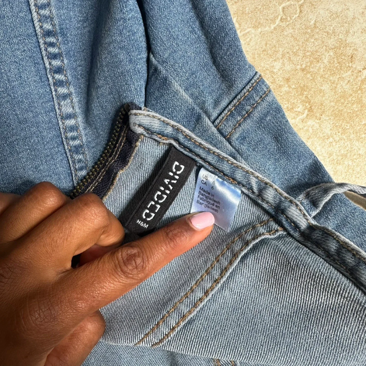 Denim Dress US 6 image indicator(6)