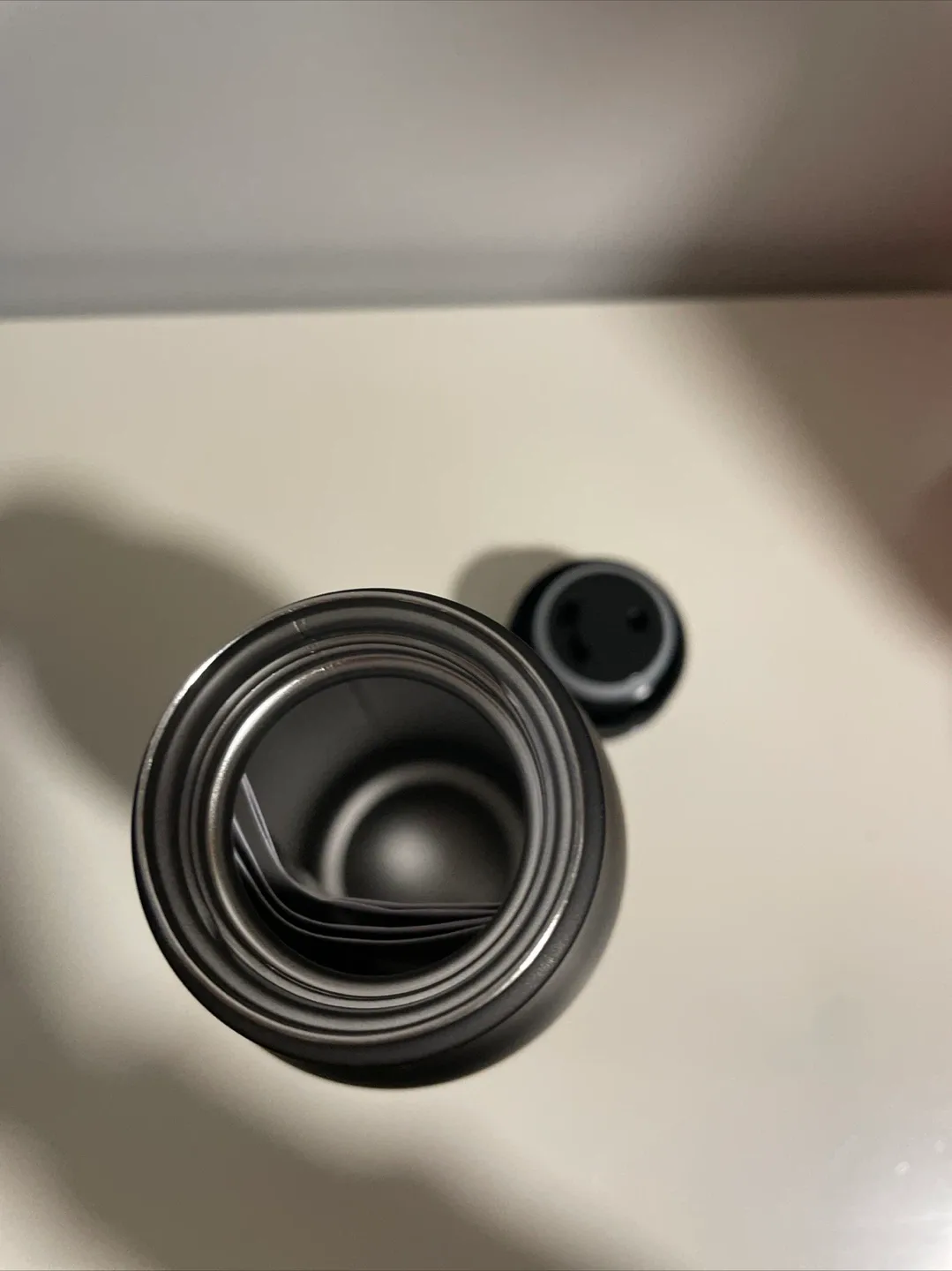 Starbucks Matte Black Water Bottle & green thumbnail