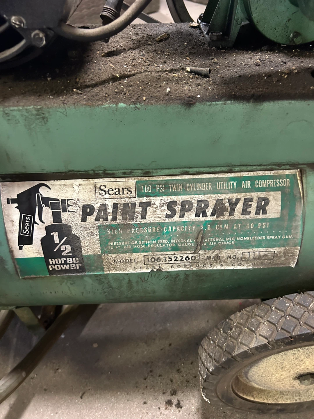 Sears Paint Sprayer Air Compressor - photo 2